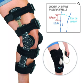 IGLOO® attelle articulée du genou + attelle de cryothérapie