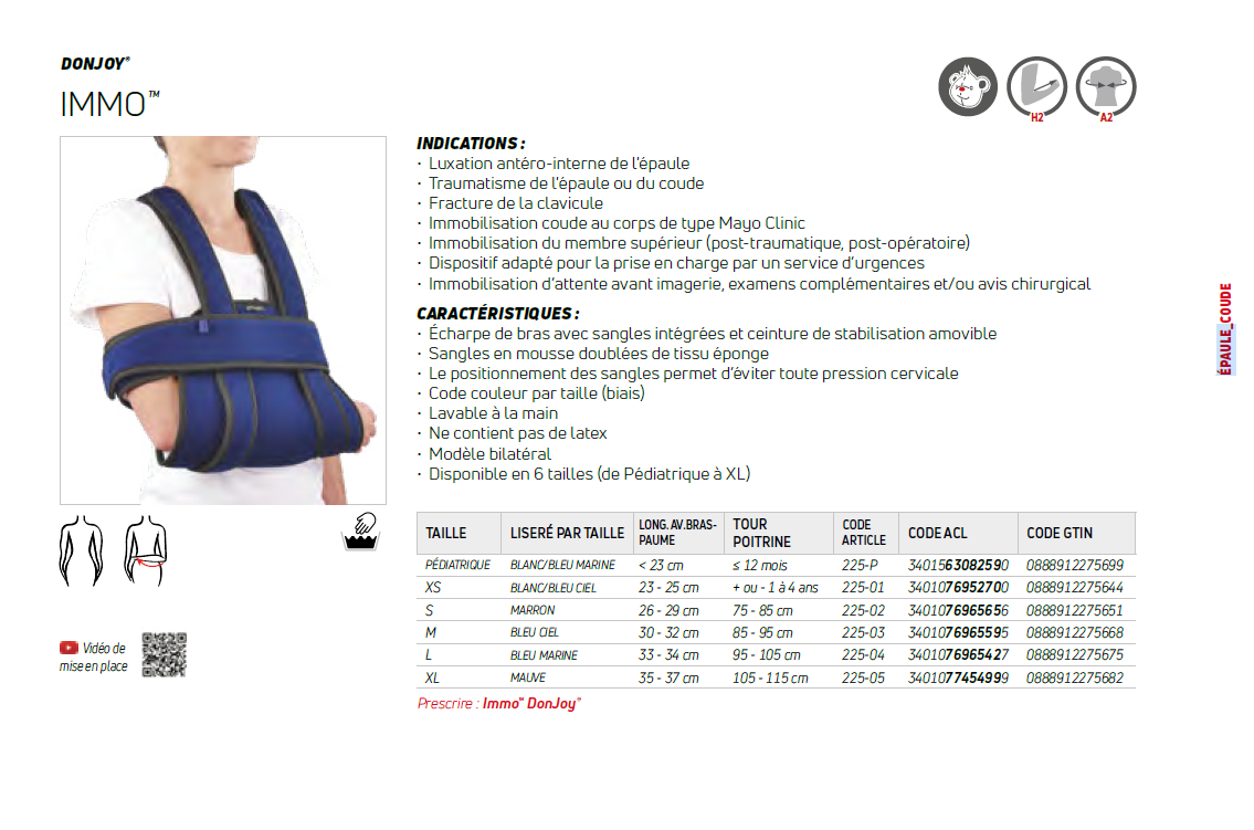 DONJOY® IMMO Armschlinge 3 DONJOY® IMMO Echarpe de bras – Bild 3
